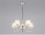 Подвесная люстра с абажурами Ambrella LH71214/5 CGD золото E14/5 max 40W D620*740
