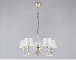 Подвесная люстра с абажурами Ambrella LH71214/5 CGD золото E14/5 max 40W D620*740