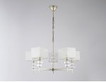 Подвесная люстра с абажурами Ambrella LH71331/5 CGD золото E14/5 max 40W D700*850