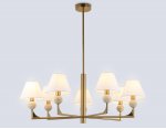 LH75162/7 BS/FR латунь/белый матовый E14*7 max 40W D890*580