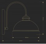 Бра Kutek LIDO LID-K-1(P)GR