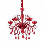 Люстра Ideal lux LILLY SP5 ROSSO (73453)