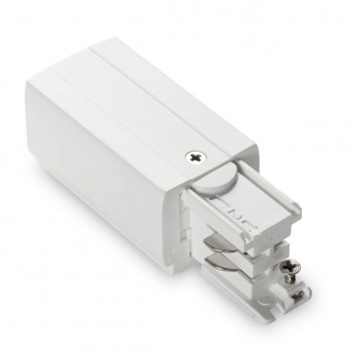 Ideal Lux LINK TRIMLESS MAIN CONNECTOR END LEFT ON-OFF WH