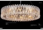 Светильник подвесной Crystal Lux LIRICA SP10 D610 CHROME/GOLD-TRANSPARENT (2201/210D)