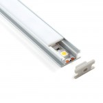 LL-2-ALP002 Elektrostandard Встраиваемый напольный алюминиевый профиль  для светодиодной  ленты