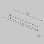 Линейный светильник Technical LL311010