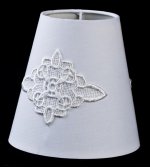 Абажур с кружевами белый Maytoni LMP-227-W