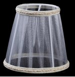 Абажур белый прозрачный Maytoni LMP-247-G (прищепка)