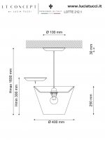 Светильник Lucia Tucci LOTTE 212.1