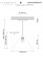Светильник Lucia Tucci LOTTE 213.1