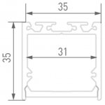 Профиль алюминиевый DesignLed LS.3535 DesignLed LS.3535