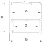 Профиль алюминиевый DesignLed LS.5050 DesignLed LS.5050