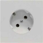 JUNG LS 990 Светло-серый Розетка с/з под углом 45 град (LS520-45LG)