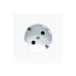 JUNG LS 990 Бел Розетка с/з под углом 45 град (LS520-45WW)