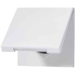 JUNG LS 990 Светло-серый Розетка с/з с крышкой безвинт зажим (LS520KLLG)