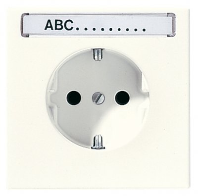 JUNG LS 990 Бел Розетка с/з с полем для надписи безвинт зажим (LS520NAWW) JUNG LS 990 Бел Розетка с/з с полем для надписи безвинт зажим (LS520NAWW)