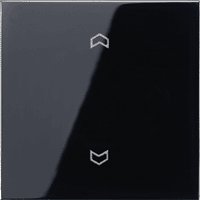 JUNG LS 990 Черный Накладка нажимного электронного жалюзийного выключателя с ДУ (радио) (LS5232FSW) JUNG LS 990 Черный Накладка нажимного электронного жалюзийного выключателя с ДУ (радио) (LS5232FSW)