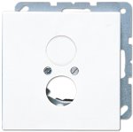 JUNG LS 990 Бел Крышка для 2х акустических гнезд L2S (LS962WW)
