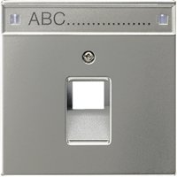 JUNG LS 990 бежевый Накладка 1-ой наклонной ТЛФ/комп розетки с полем для надписи (LS969-1NAUA) JUNG LS 990 бежевый Накладка 1-ой наклонной ТЛФ/комп розетки с полем для надписи (LS969-1NAUA)