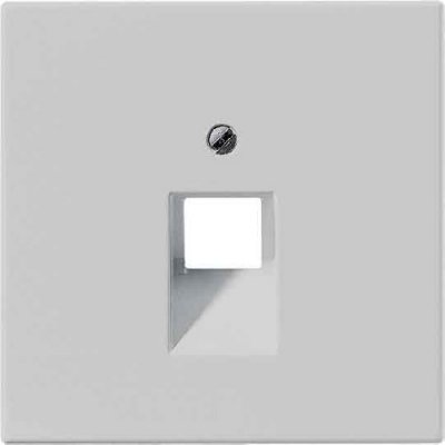 JUNG LS 990 Светло-серый Накладка 1-ой наклонной ТЛФ/комп розетки (LS969-1UALG) JUNG LS 990 Светло-серый Накладка 1-ой наклонной ТЛФ/комп розетки (LS969-1UALG)