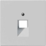 JUNG LS 990 Светло-серый Накладка 1-ой наклонной ТЛФ/комп розетки (LS969-1UALG)