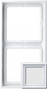 JUNG LS 990 Светло-Серый Рамка 2-я (LS982LG)