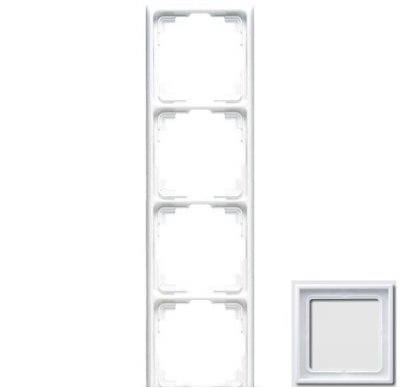 JUNG LS 990 Светло-Серый Рамка 4-я (LS984LG) JUNG LS 990 Светло-Серый Рамка 4-я (LS984LG)