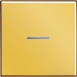 JUNG LS 990 Золото Клавиша 1-я с/п (LS990KO5GGO)