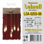 Люстра подвесная Lussole LSA-0203-06 LEINELL