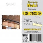 Люстра подвесная Lussole LSF-2103-03 Nulvi