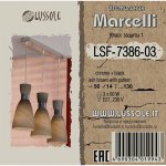 Светильник подвесной Lussole LSF-7386-03 MARCELLI
