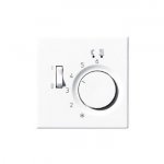 JUNG LS 990 Бел Накладка регулятора теплого пола(мех.FTR231U) (LSFTR231PLWW)