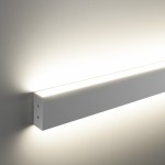 Линейный светодиодный накладной односторонний светильник 103см 20Вт 3000 матовое серебро 101-100-30-103 Elektrostandard