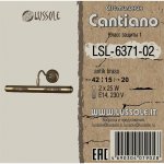 Светильник настенный бра Lussole LSL-6371-02 CANTIANO