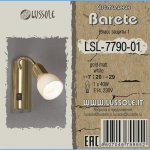 Светильник настенный бра Lussole LSL-7790-01 BARETE
