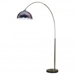 Уценка. Торшер изогнутый Lussole LSP-0540 хром блестящий