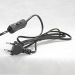 Настольная лампа на треноге с черным абажуром Lussole LSP-0555 Amistad