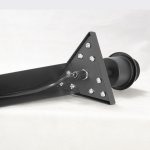 Торшер тренога с черным абажуром Lussole LSP-0607