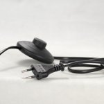 Торшер тренога с черным абажуром Lussole LSP-0607