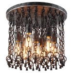 Люстра лофт с цепями Lussole Loft LSP-9800