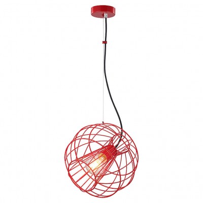 

Светильник подвесной красный Lussole Loft LSP-9934, LSP-9934
