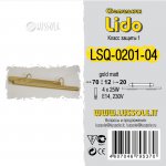 Светильник настенный бра Lussole LSQ-0201-04 LIDO