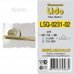 Светильник настенный бра Lussole LSQ-0231-02 LIDO