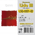 Светильник настенный бра Lussole LSQ-0331-02 LIDO III