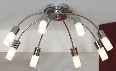 Люстра Lussole LSQ-2307-08 RECANATI Люстра Lussole LSQ-2307-08 RECANATI