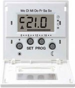 JUNG LS 990 Светло-серый Дисплей термостата с таймером(мех. UT238E) (LSUT238DLG)