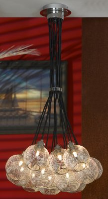 Люстра подвесная Lussole LSX-3506-14 SASSO Люстра подвесная Lussole LSX-3506-14 SASSO