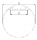 Профиль алюминиевый DesignLed LT.60 DesignLed LT.60