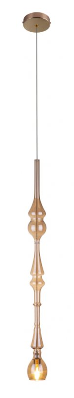 Светильник подвесной Crystal Lux LUX NEW SP1 D AMBER (2267/211)