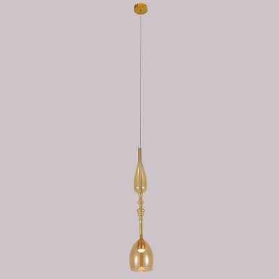Светильник подвесной Crystal lux LUX SP1 C AMBER 2264/201